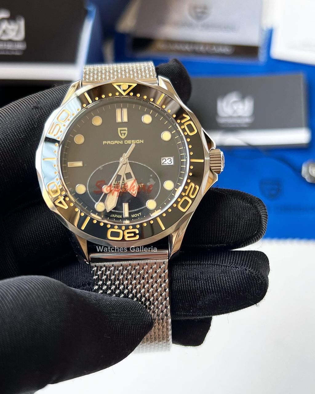 Pagani Design Seamaster James Bond Automatic (Black) PD1667