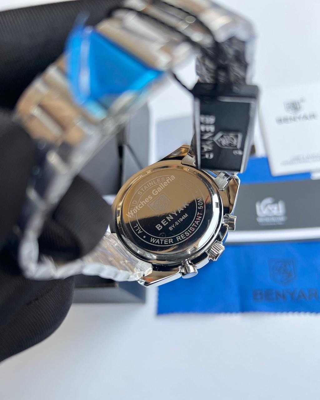 Benyar Black Bay Chronograph Quartz (Blue) BY5194