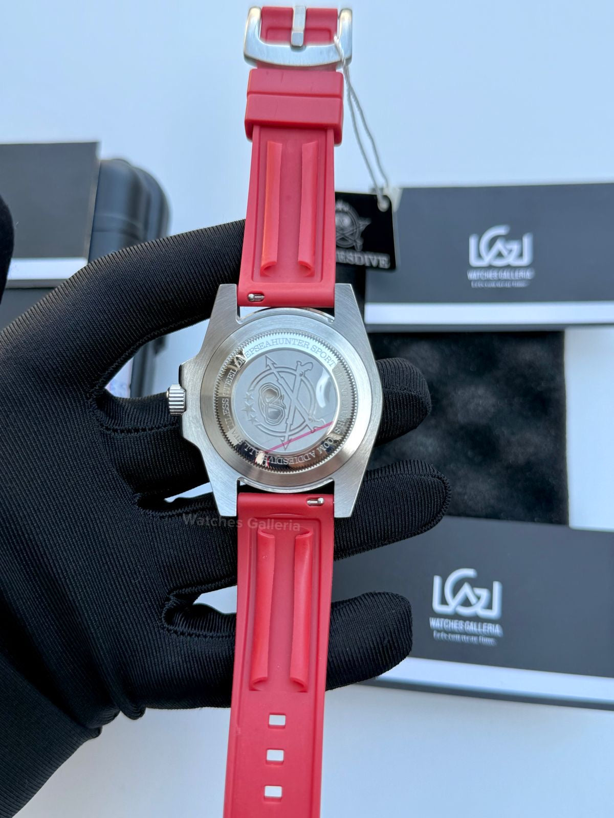 Addiesdive Yachtmaster Quartz (Red) AD2040 Watches Galleria