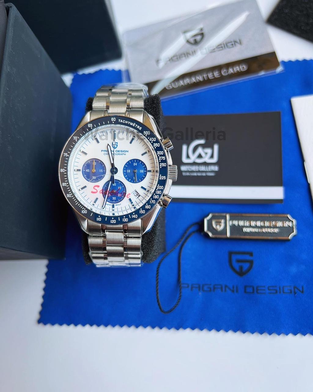 Pagani Design SpeedMaster MoonWatch Quartz (Blue) PD1701
