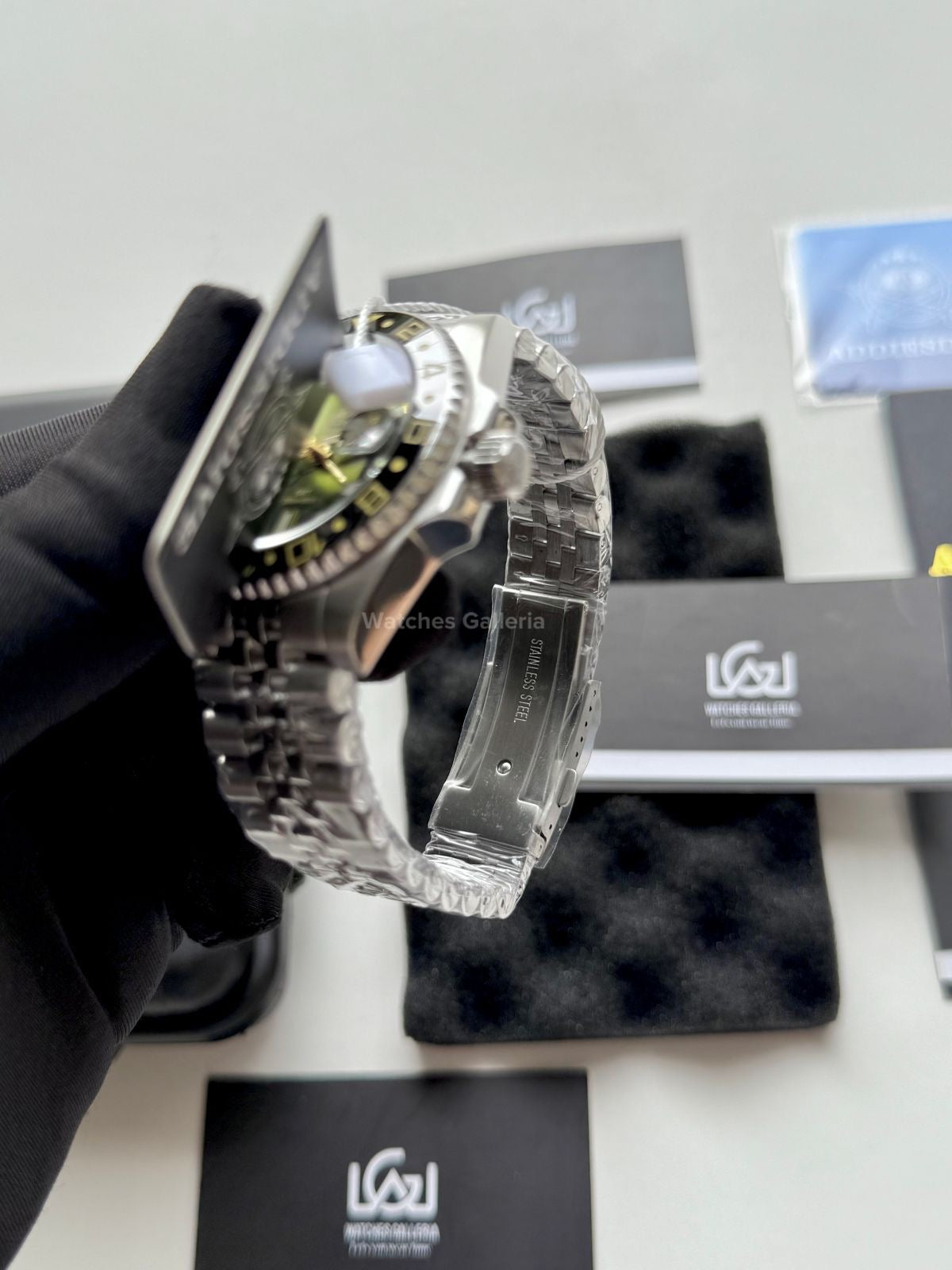Addiesdive GMT Master Quartz (Green) AD2050 Watches Galleria Š Copyrights All Right Reserved