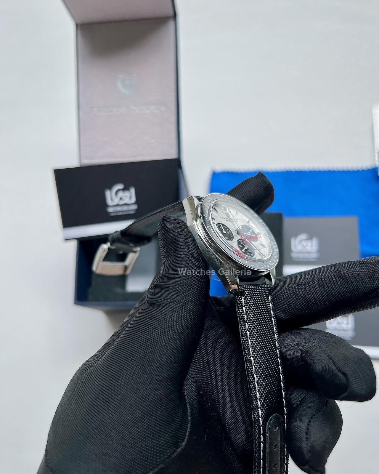 Pagani Design Speedmaster Moonwatch Black Quartz (Canvas Exclusive) PD1701 Watches Galleria