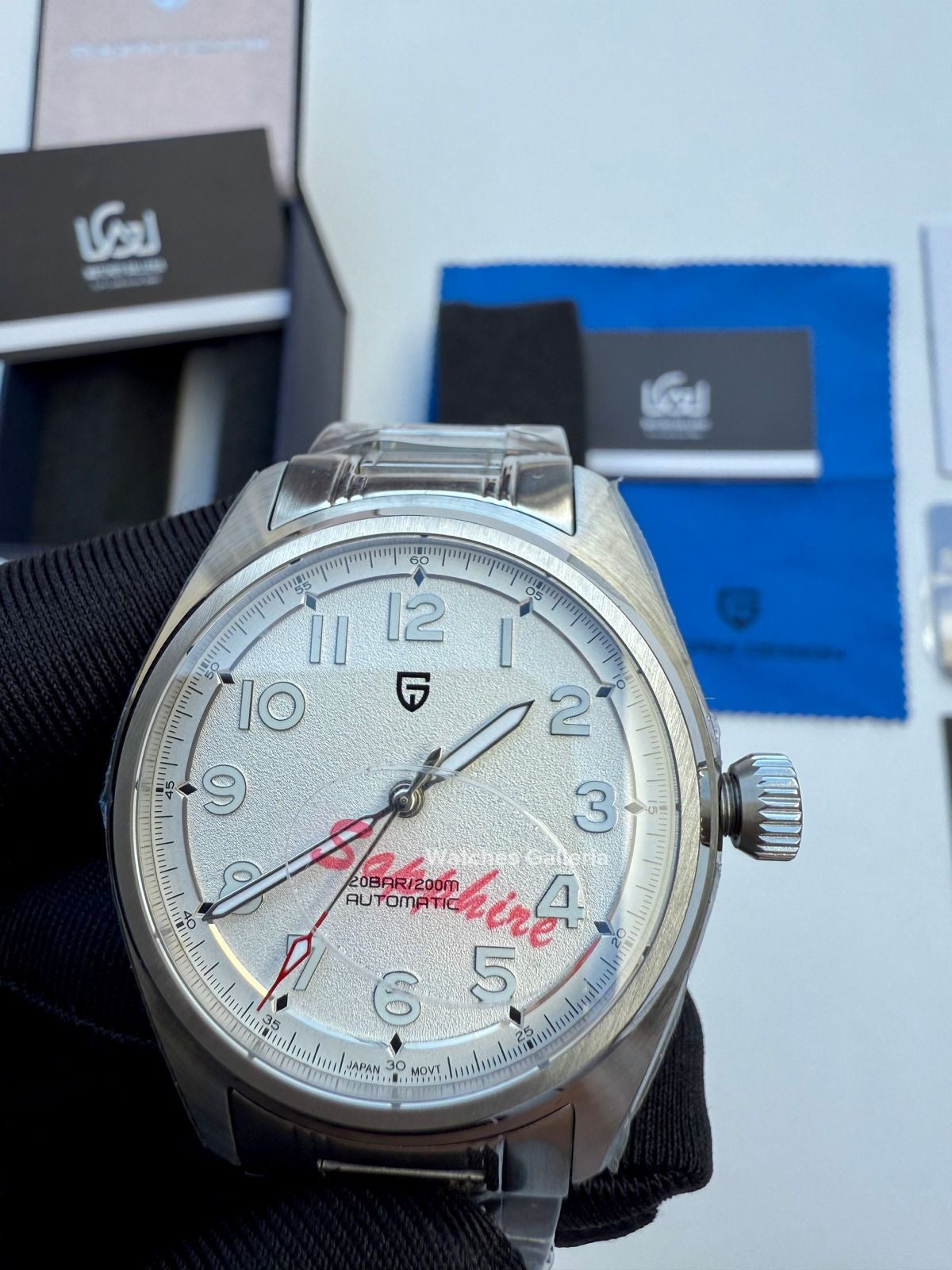 Pagani Design Spirit Pilot Automatic (White) PD1717 Watches Galleria