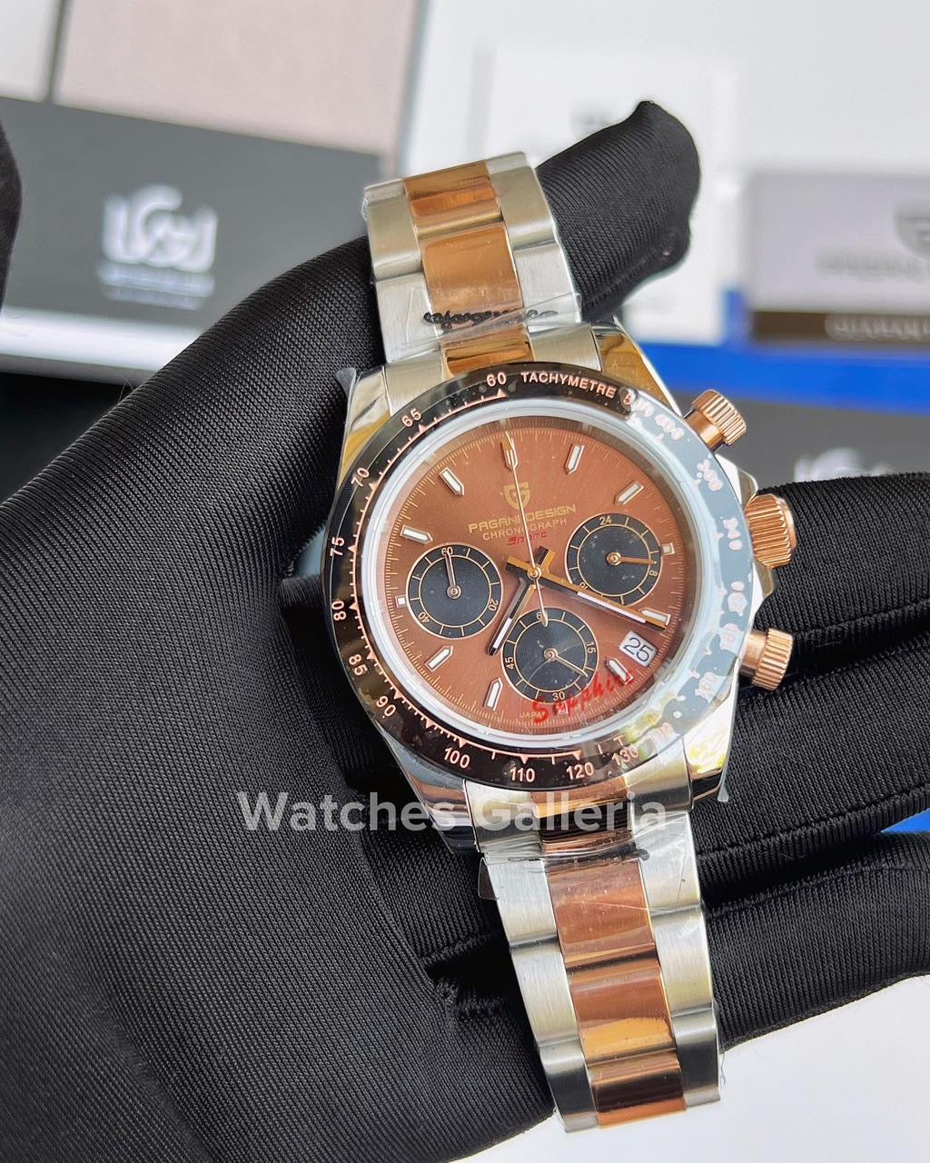 Pagani Design Daytona Quartz (Two Tone Chocolate) PD1644