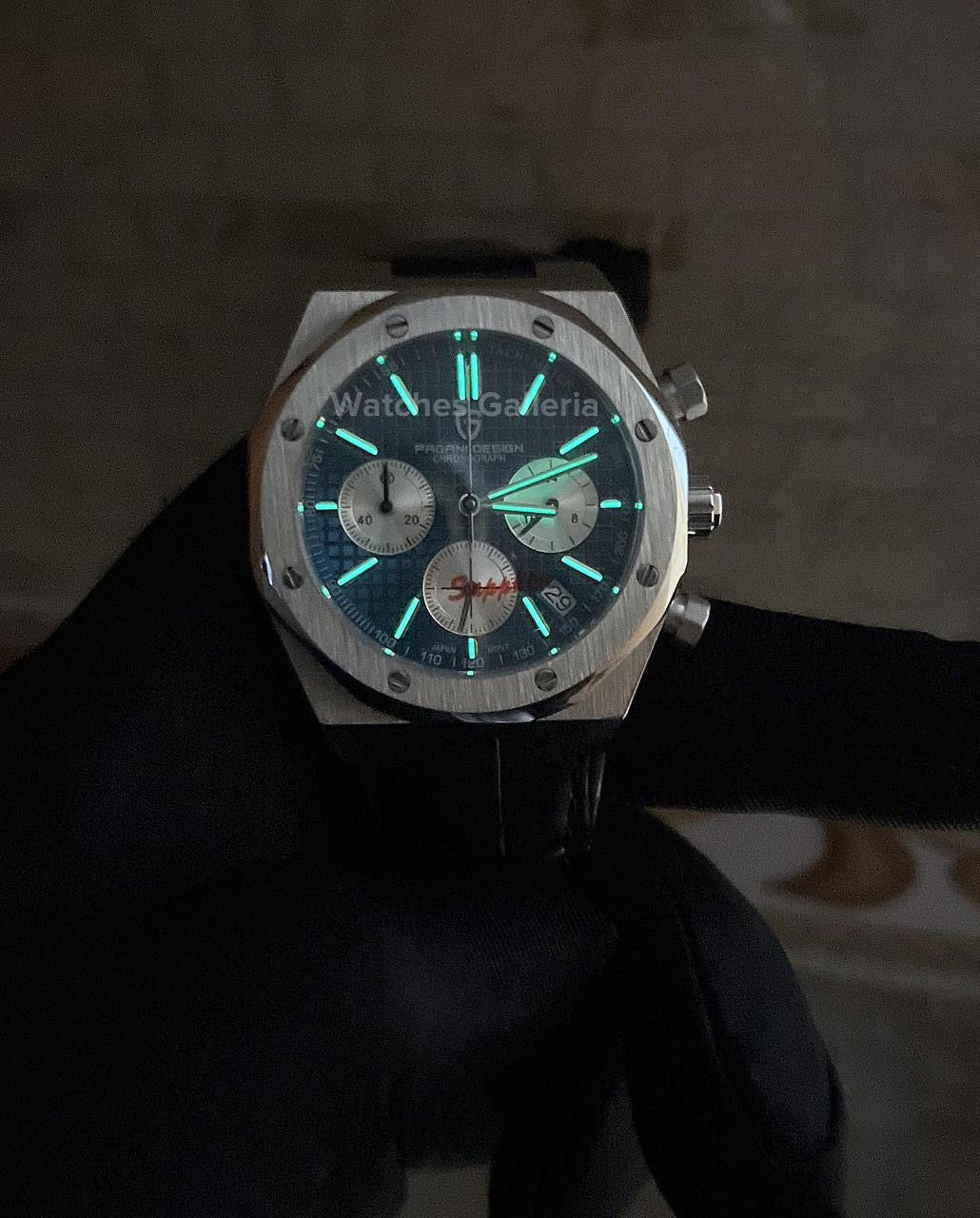 Pagani Design Royal Oak Chronograph Quartz (Blue Dial) PD1707