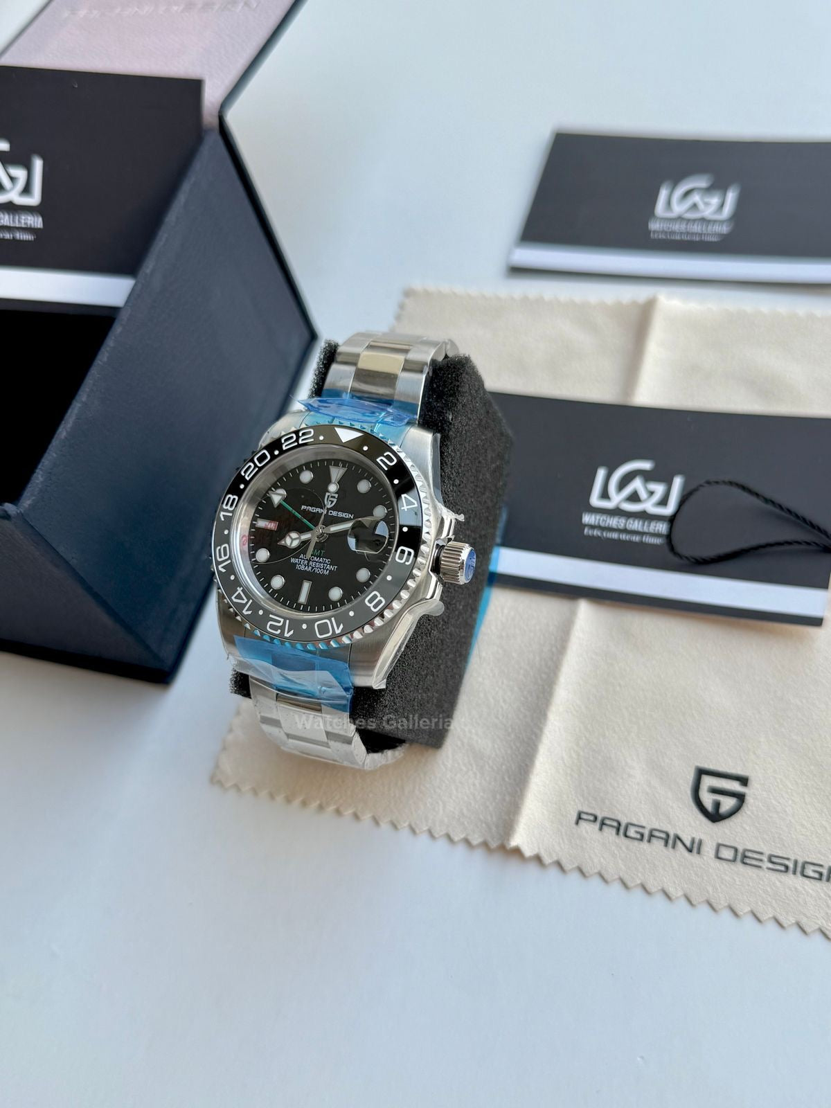 Pagani Design GMT Master II Oyster Bruce Wayne PD1662 Watches Galleria
