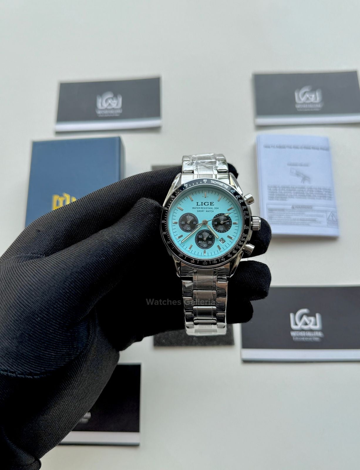 Lige Speedmaster Moonswatch Quartz (Tifanny) Lige89137 Watches Galleria © Copyrights All Right Reserved