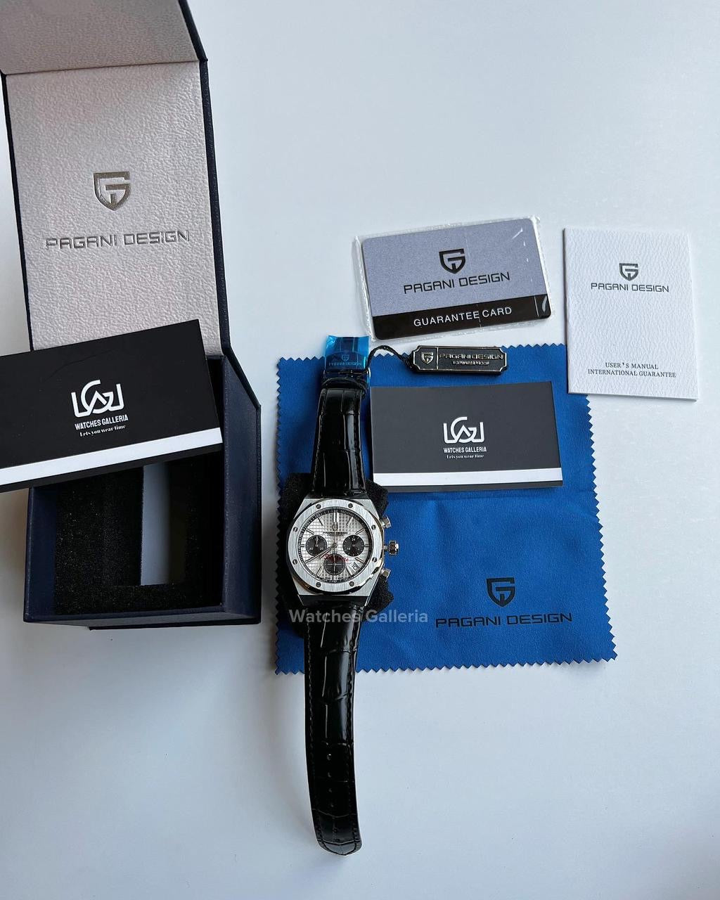 Pagani Design Royal Oak Chronograph Quartz (Silver) PD1707