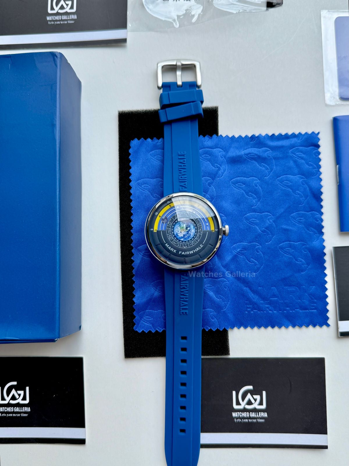 Mark Fairwhale Earth Planet Quartz (Blue) MFW5700 Watches Galleria © Copyrights All Right Reserved