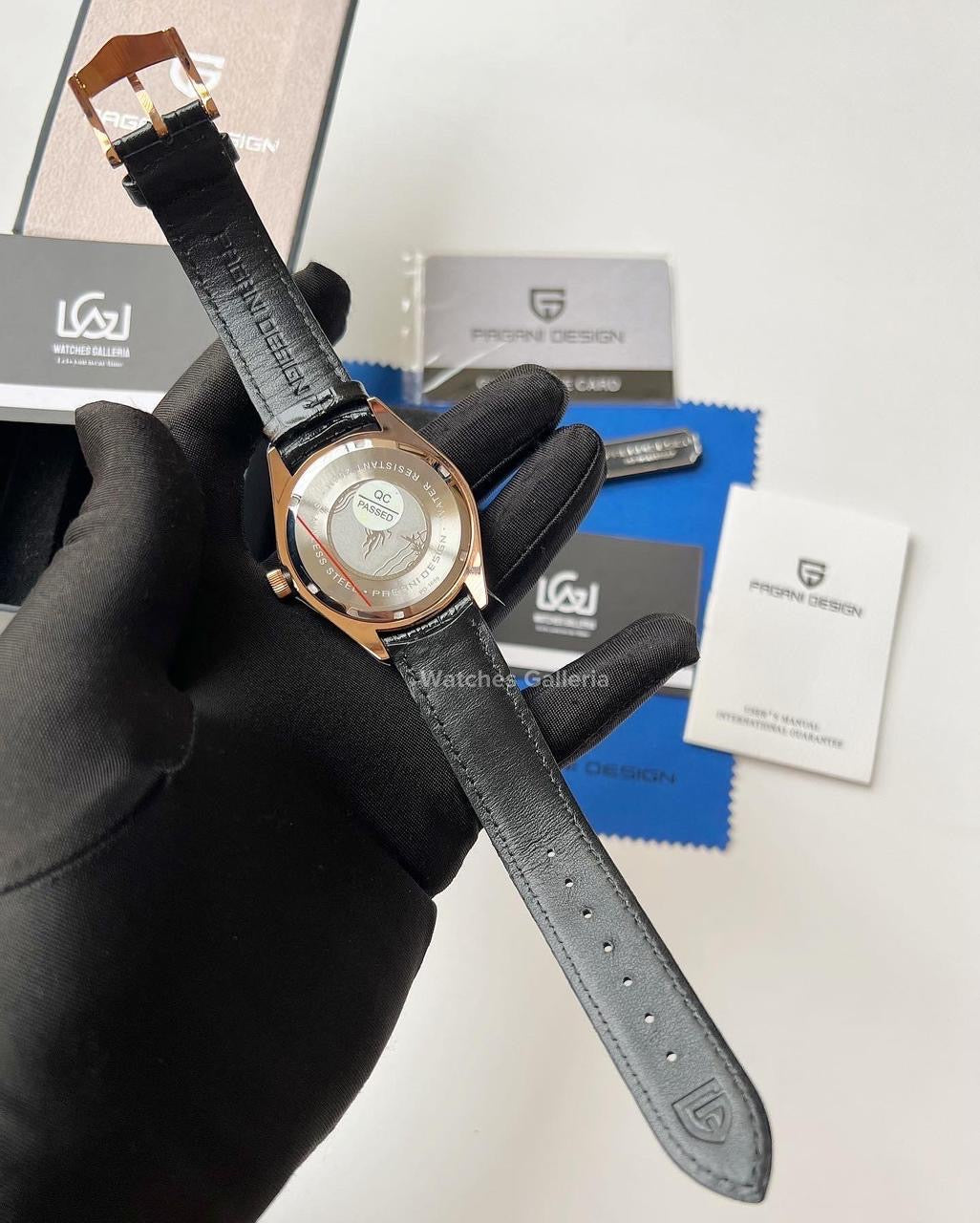 Pagani Design Classic Dress Watch (Black/Gold) PD1689