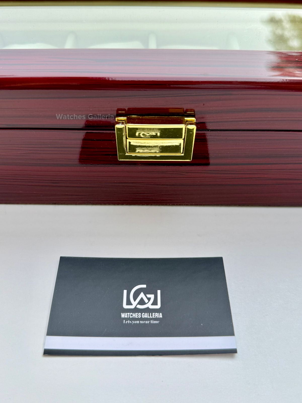 Watch Organizer Box Wooden (6 Slots) Watches Galleria