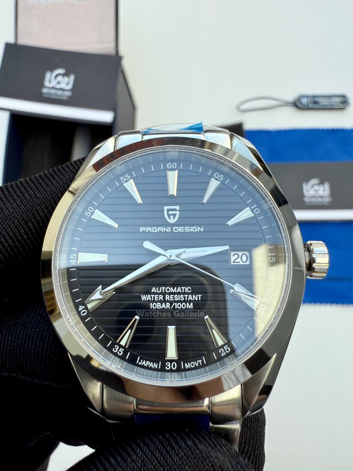 Pagani Design Aqua Terra Automatic (Black) PD1688 Watches Galleria