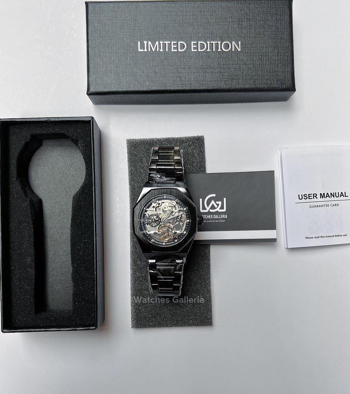 Forsining Royal Oak Skeleton Automatic (Black) TM375G