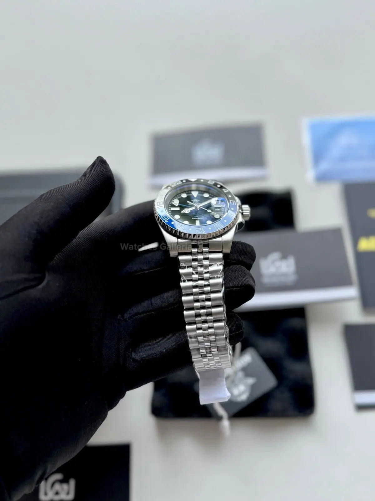Addiesdive GMT Master Quartz (Batgirl) AD2050 Watches Galleria Š Copyrights All Right Reserved