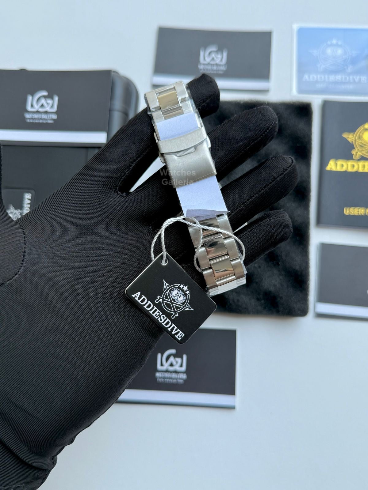 Addiesdive Submariner (Black) Quartz MY-H3-2QZ Watches Galleria