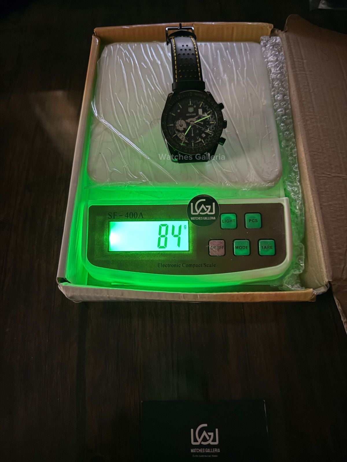Benyar Dark Side of the Moon Apollo 8 Quartz (Black/Yellow) BY5120 Watches Galleria