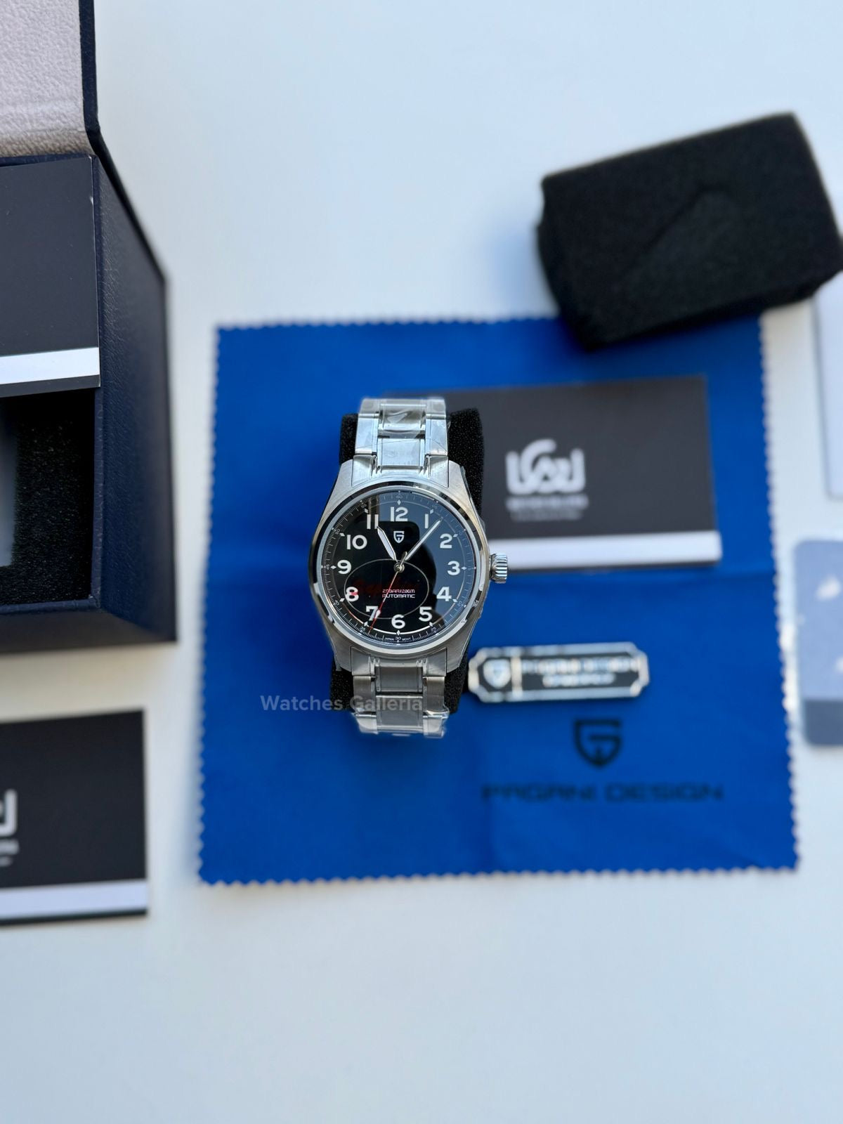 Pagani Design Spirit Pilot Automatic (Black) PD1717 Watches Galleria