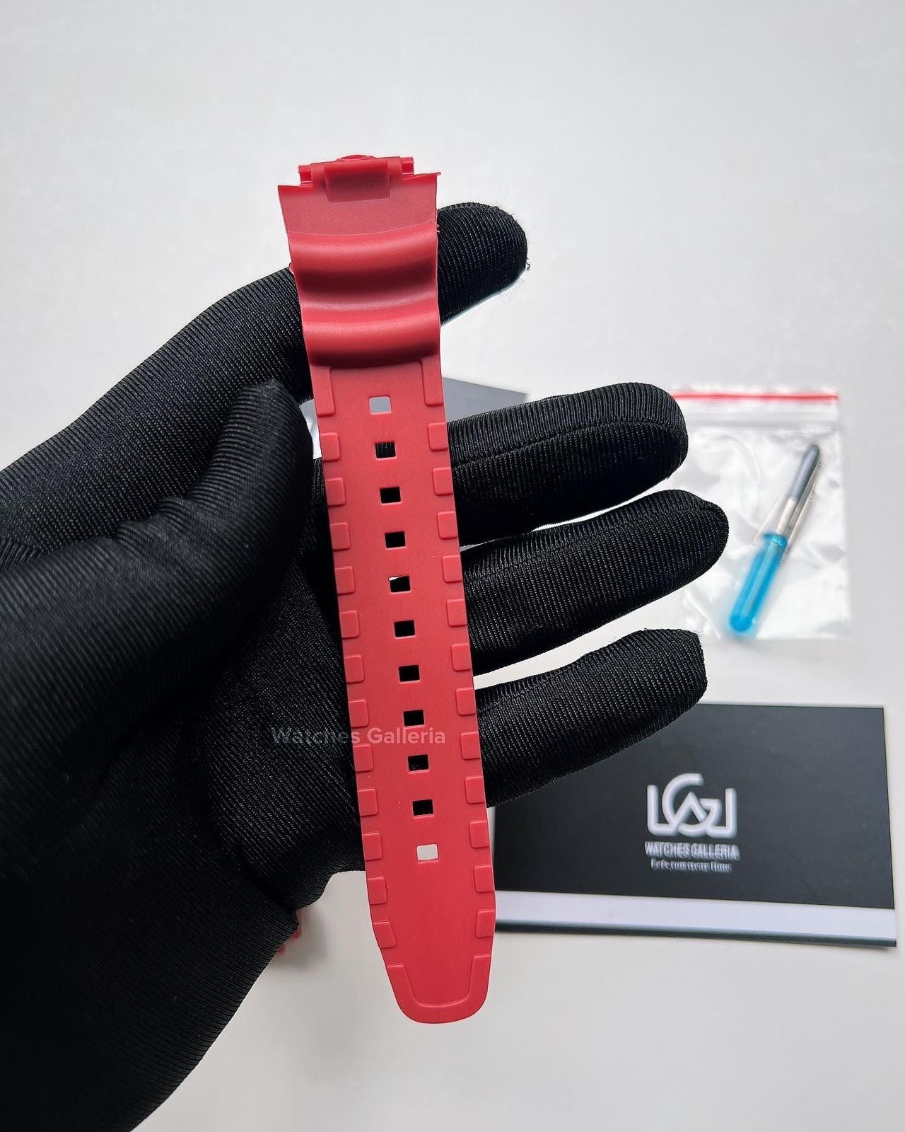 Silicon Straps (Red) For Casio W218H | F108 | AE1100 | AE1200 | SGW300 | MRW200
