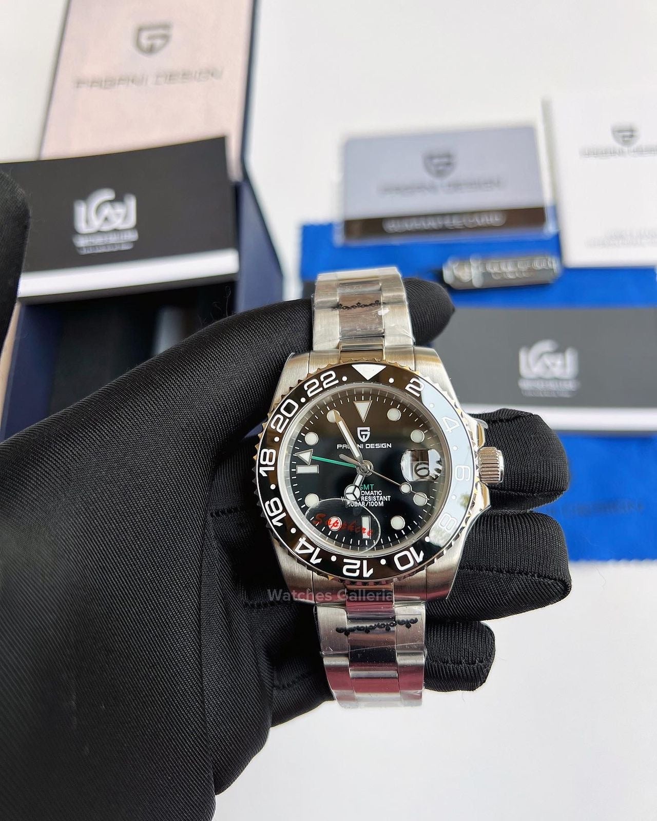 Pagani Design GMT Master Automatic (Black) PD1662