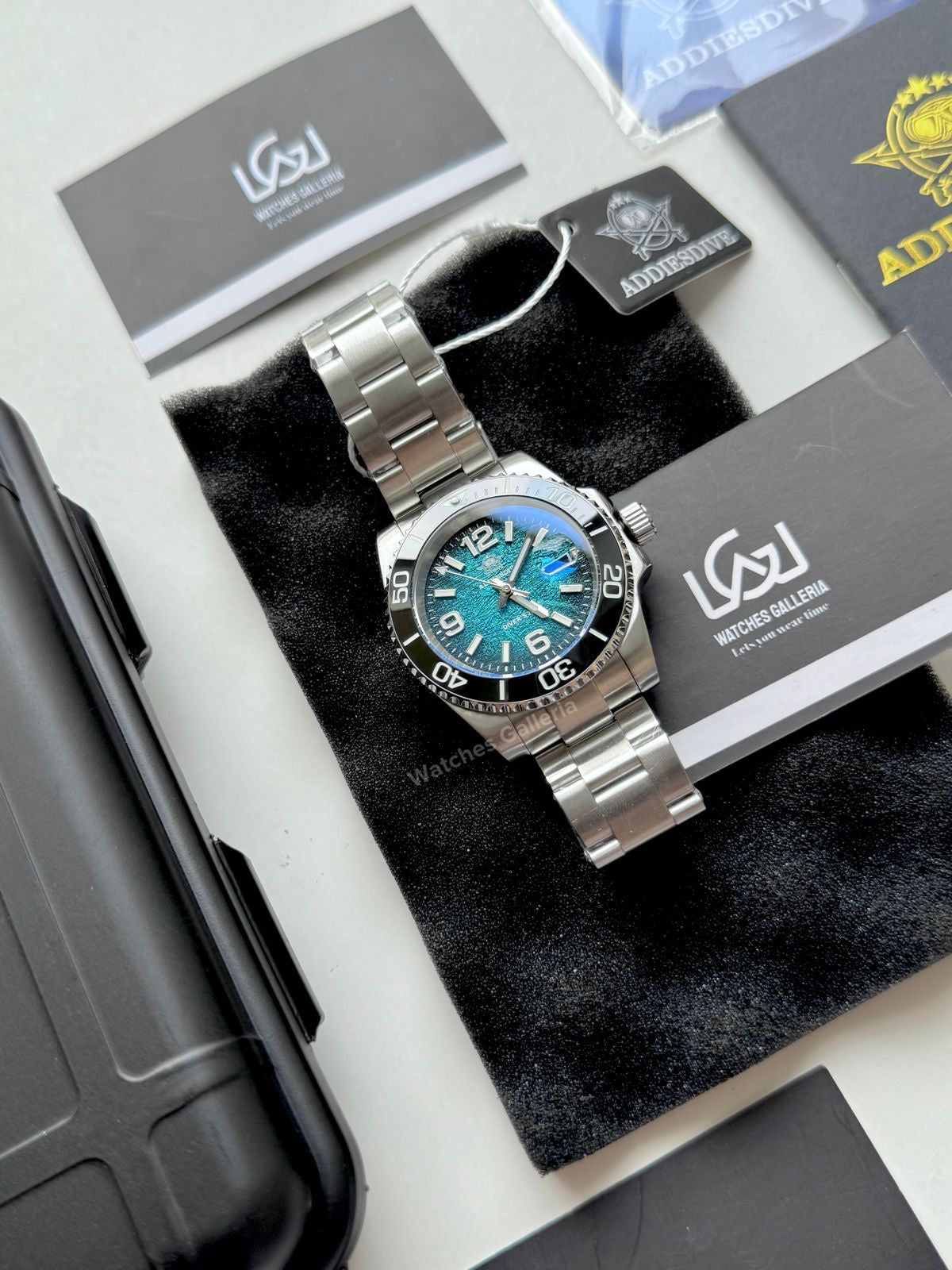 Addiesdive Submariner Gradient Quartz (Blue) AD2513 Watches Galleria Š Copyrights All Right Reserved