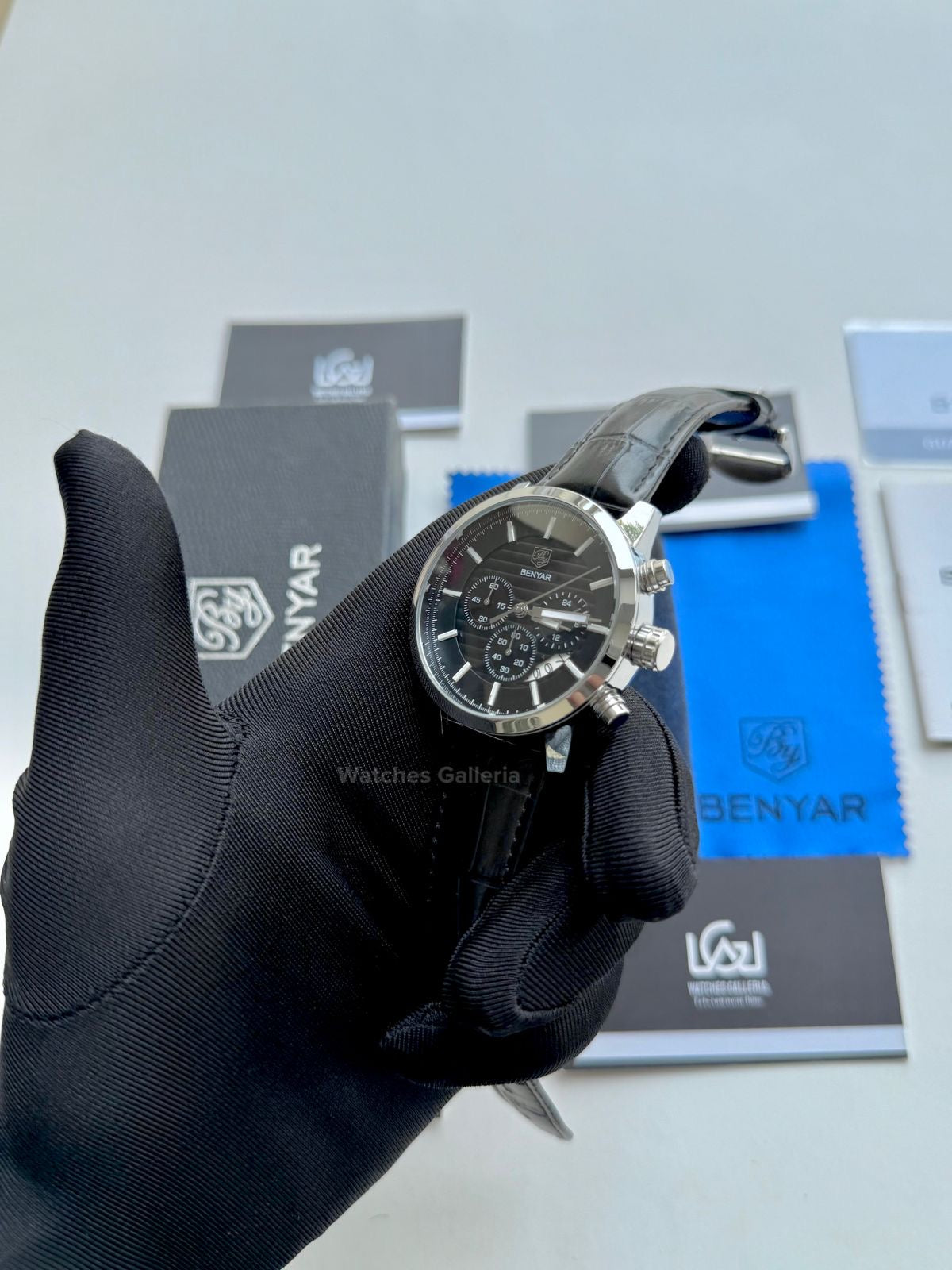 Benyar Classic Calendar Quartz (Black) BY5104 Watches Galleria