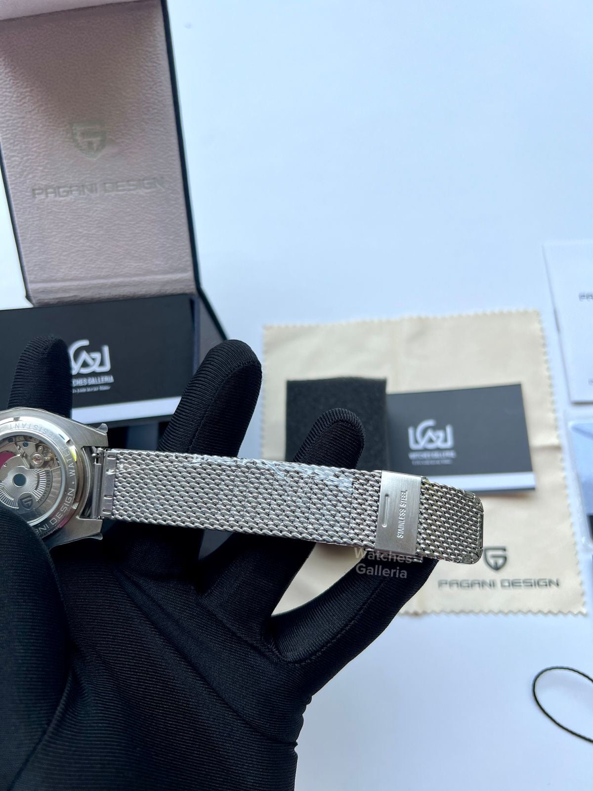 Pagani Design GMT Master I Automatic Watch (Exclusive Mesh Bracelet) PD1662 Watches Galleria