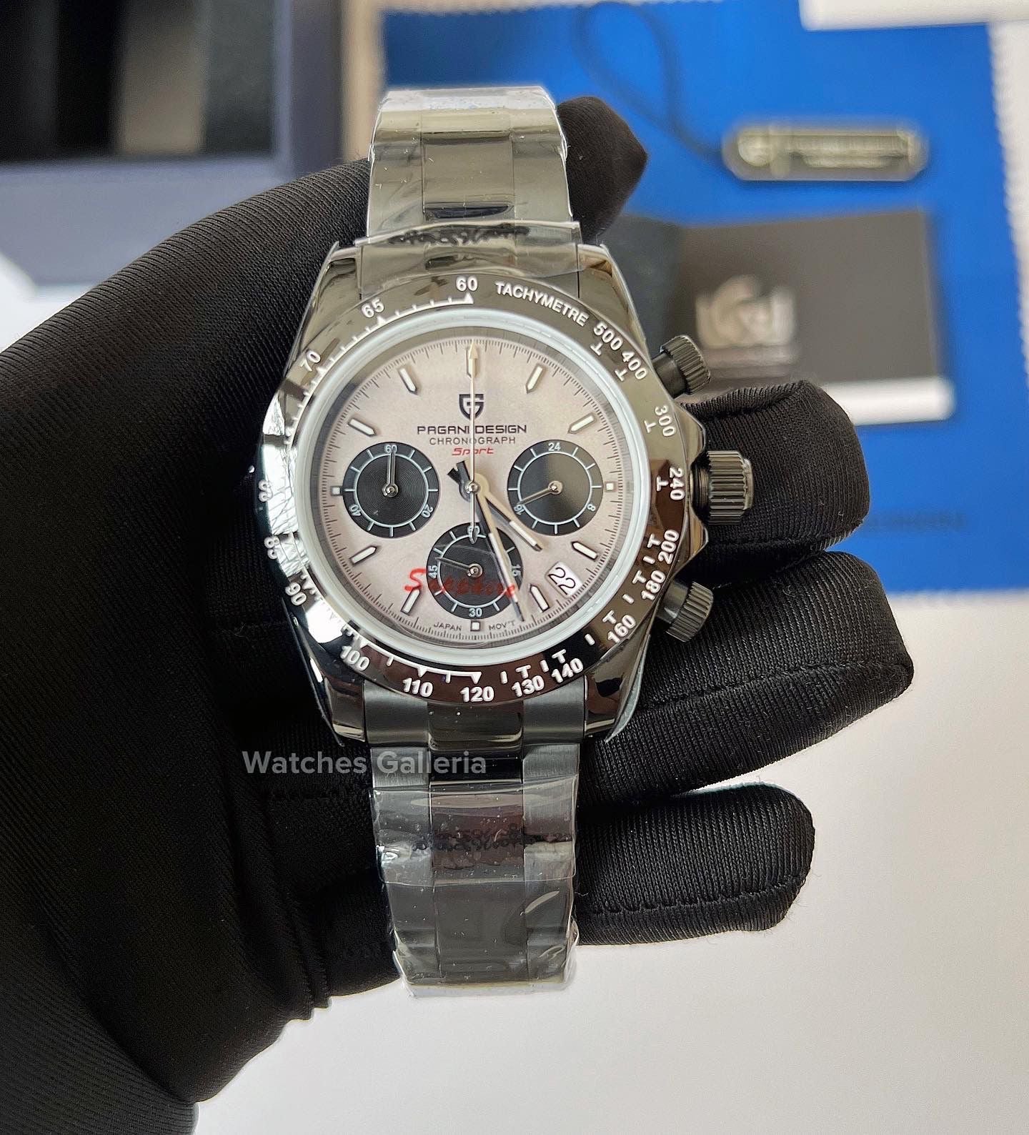 Pagani Design Daytona Quartz Special Edition (Black/Silver) PD1644