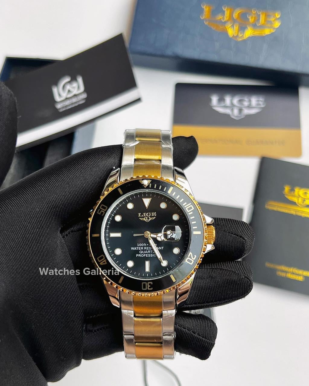 Lige Submariner Quartz (Two Tone) LG10045