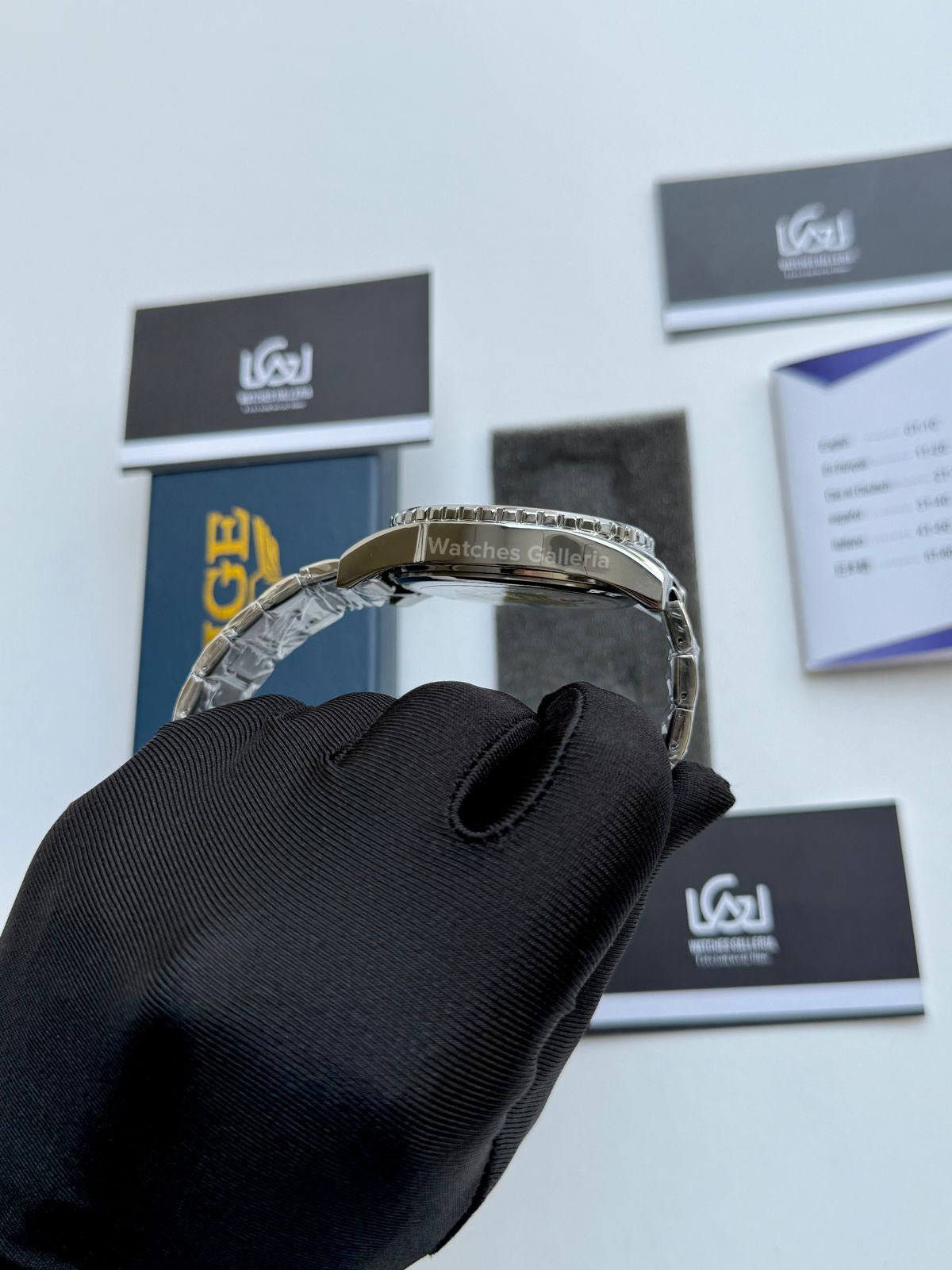 Lige Chronograph Quartz (Black) Lige8989 Watches Galleria