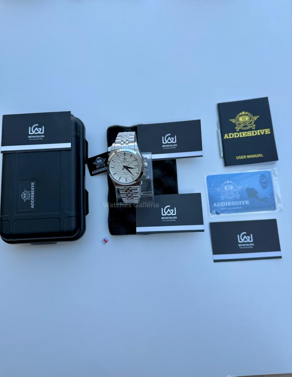 Addiesdive Omiwatari (White) Japan Automatic Movement AD2118 Watches Galleria