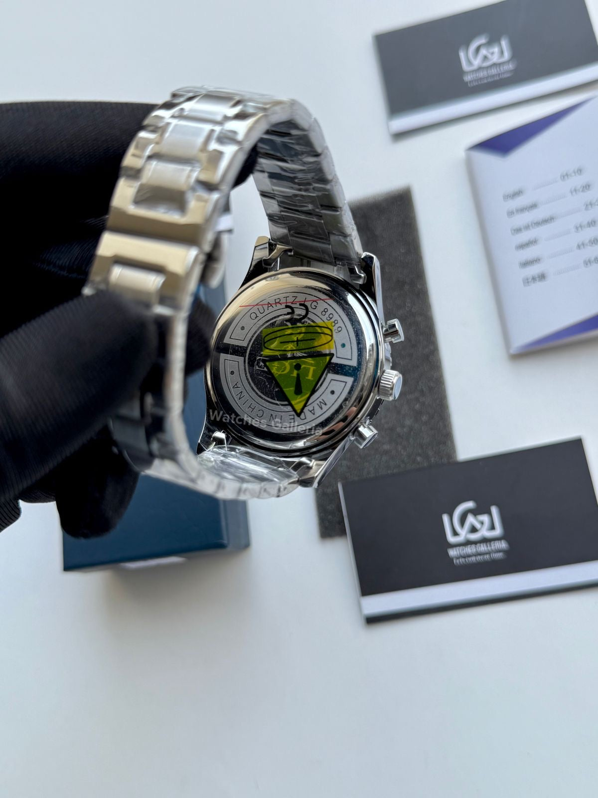 Lige Chronograph Quartz (Black) Lige8989 Watches Galleria