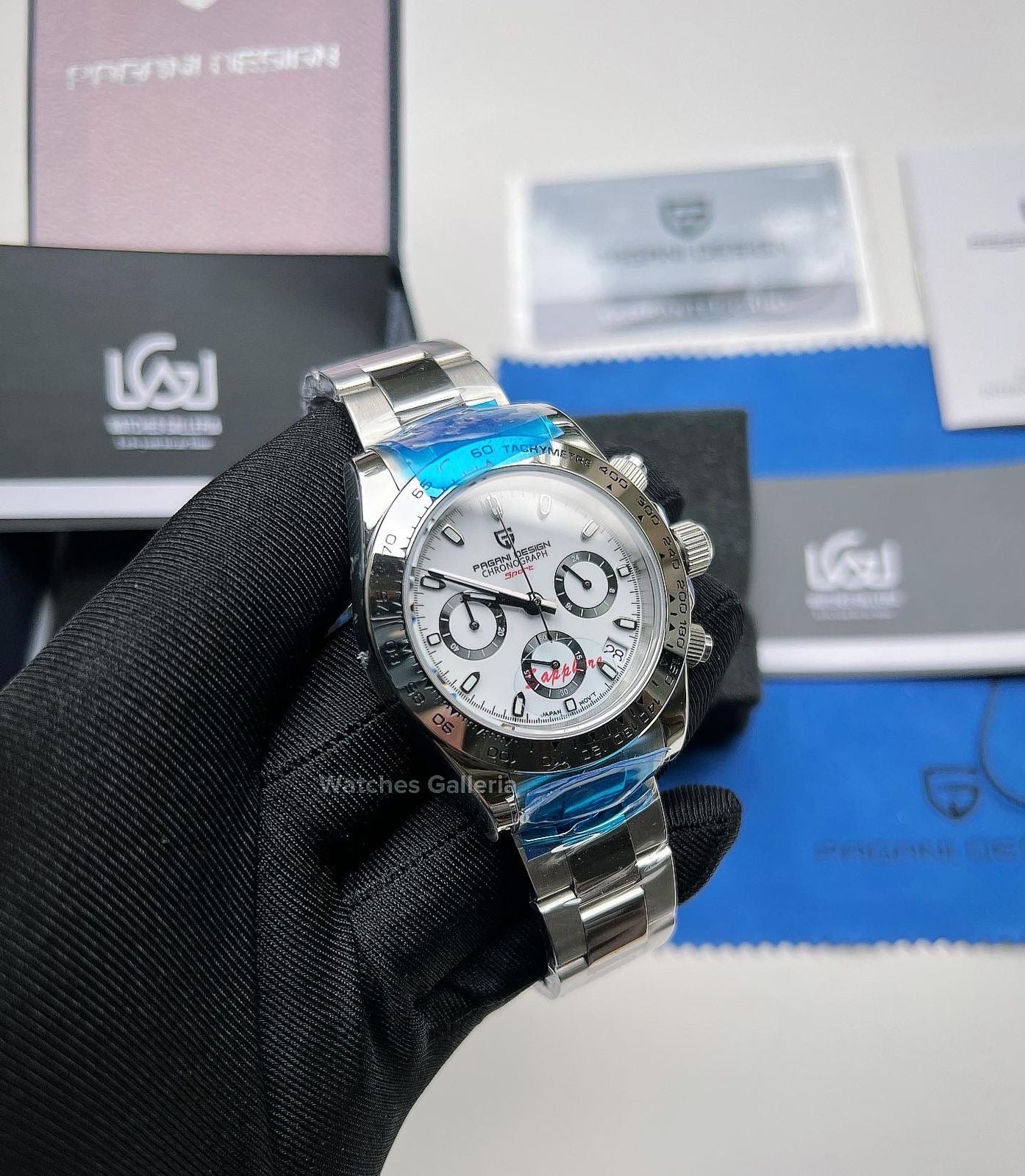 Pagani Design Daytona Quartz (White) PD1727
