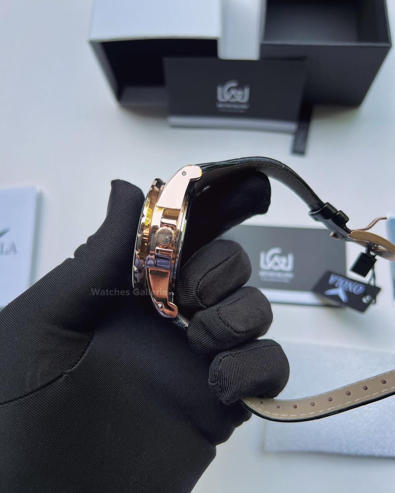 Onola Round Table Watch Quartz (Rose Gold) ONL12RT Watches Galleria