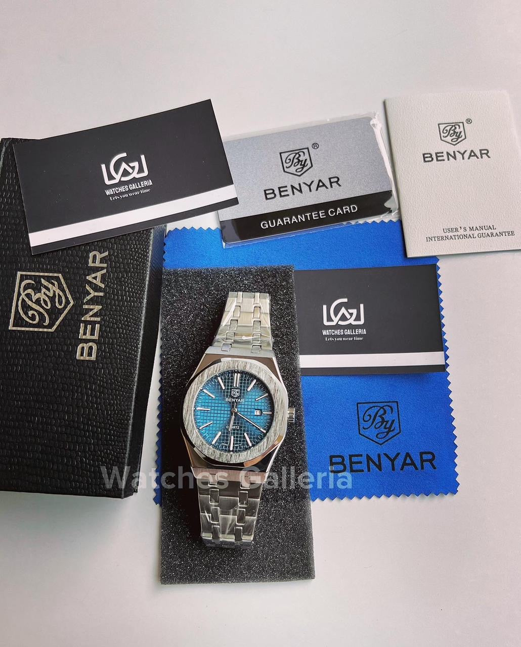 Benyar Royal Oak V1 Quartz (Blue) BY5156