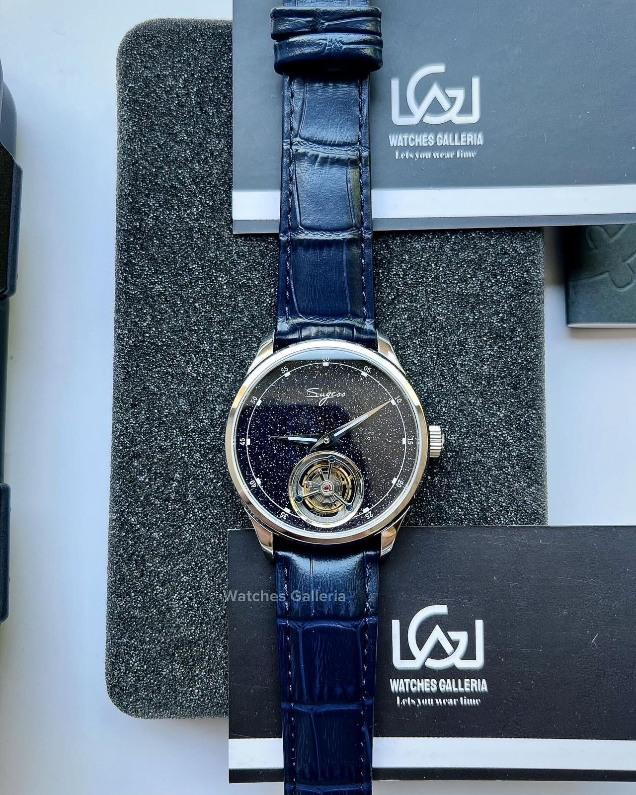 Sugess Tourbillon Master Automatic (Blue) SU8230STRF Watches Galleria