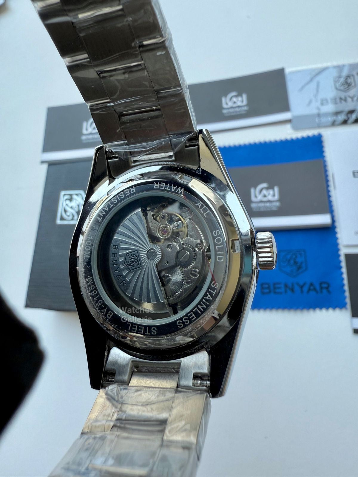 Benyar Oyster Perpetual Automatic (Tifanny Blue) BY5185 Watches Galleria