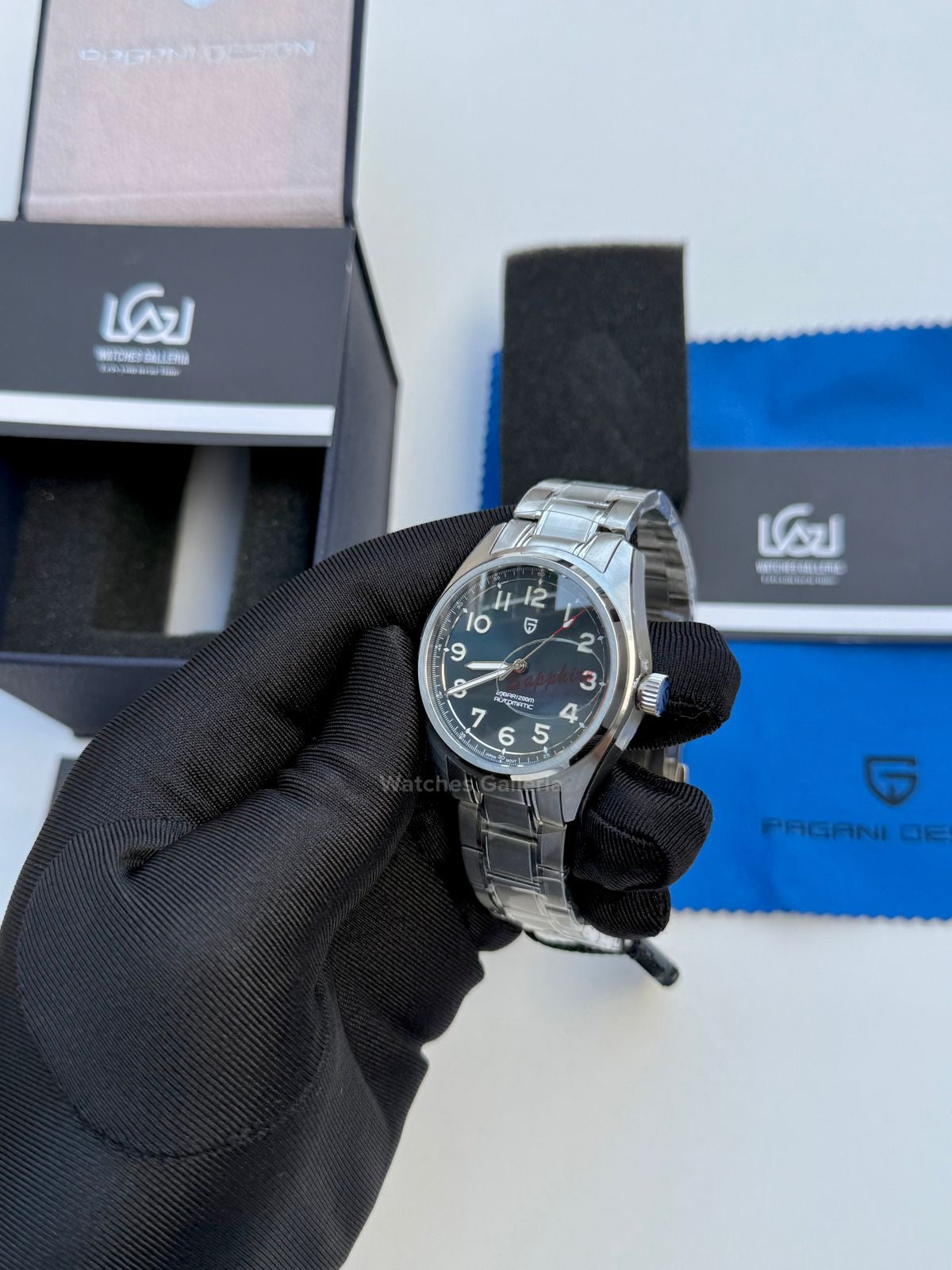 Pagani Design Spirit Pilot Automatic (Blue) PD1717 Watches Galleria