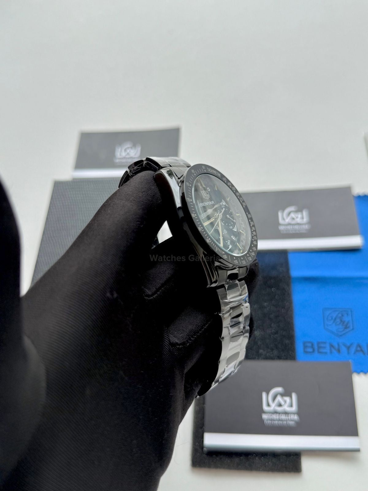 Benyar Dark Side of the Moon Apollo 8 (Black/Yellow) BY5120 Watches Galleria © Copyrights All Right Reserved