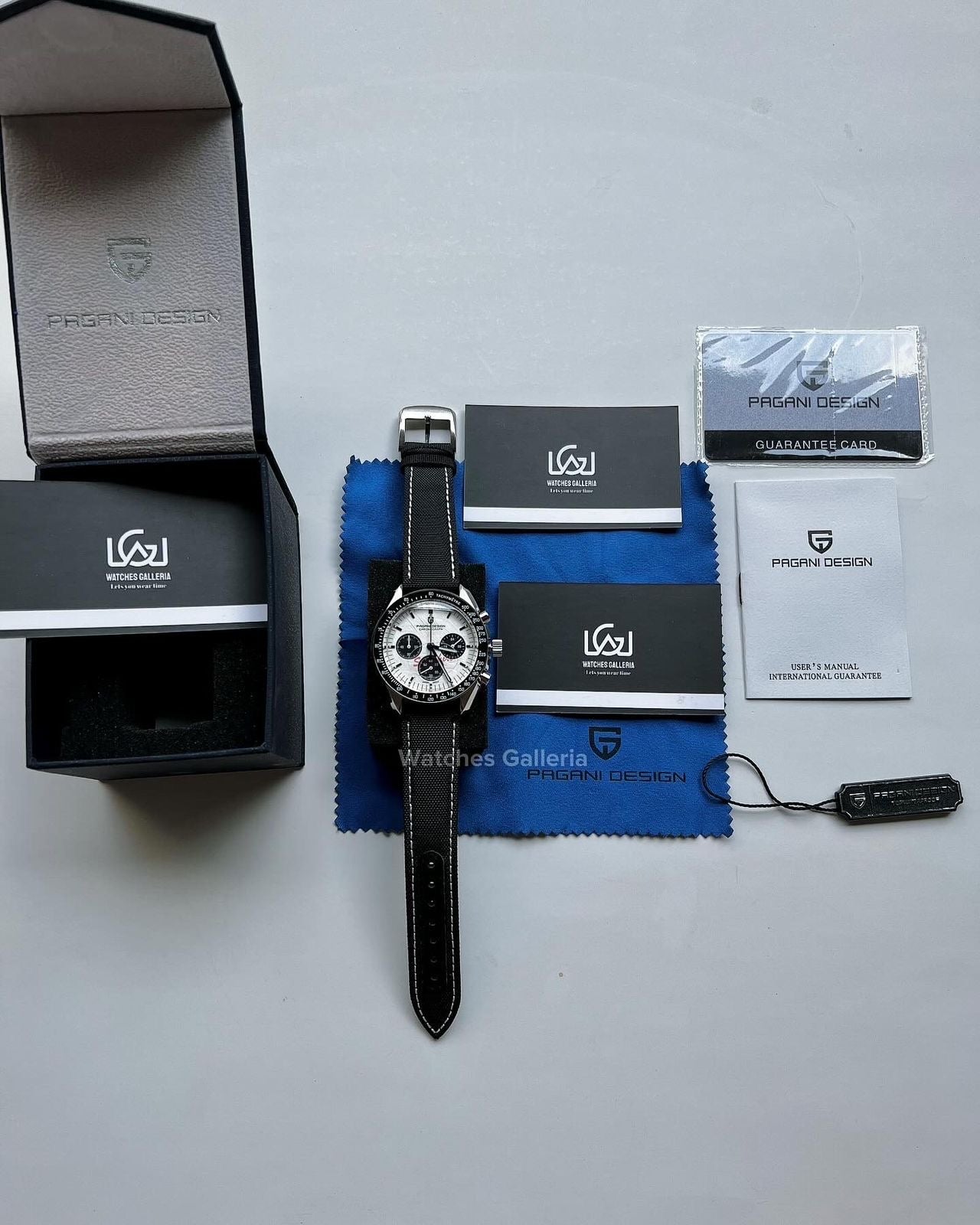 Pagani Design Speedmaster Moonwatch Black Quartz (Canvas Exclusive) PD1701 Watches Galleria