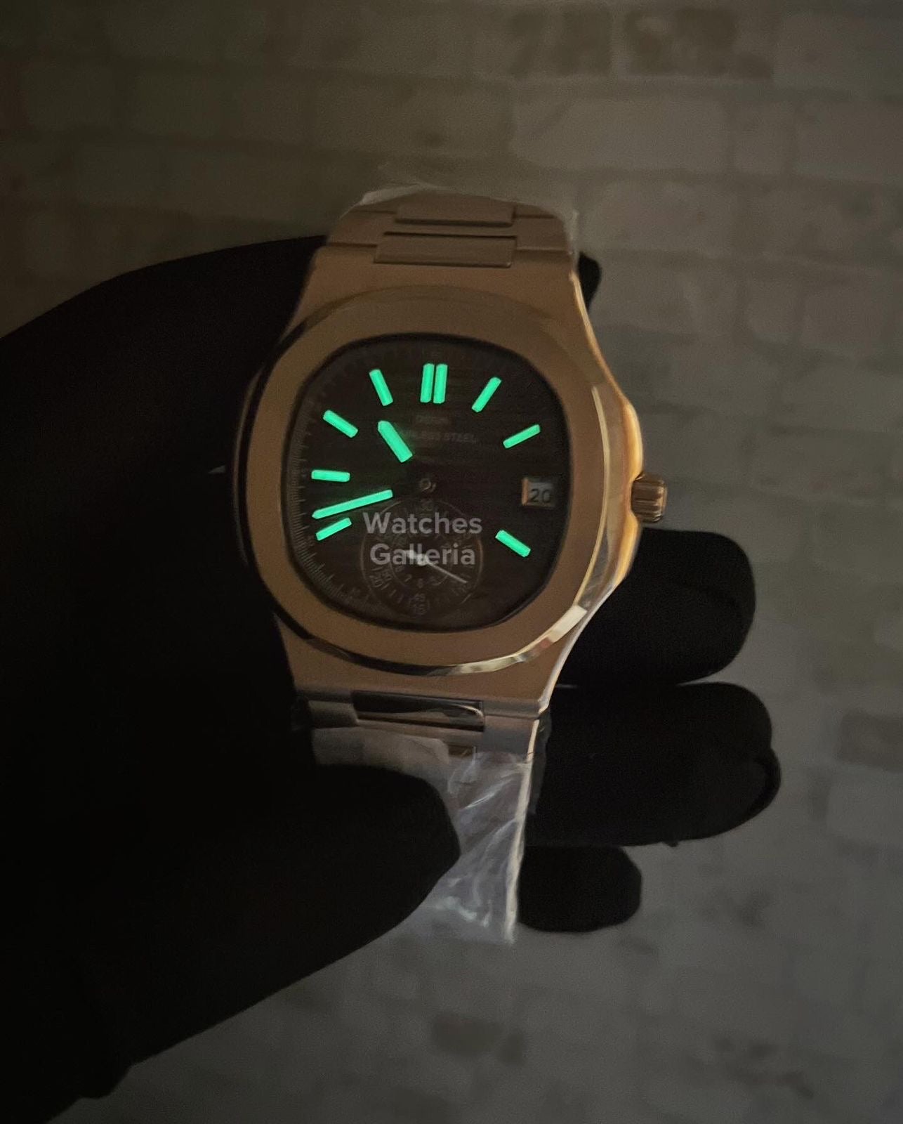 Didun Nautilus Date Day Quartz (Rose Gold w/ Black) PD49 Watches Galleria