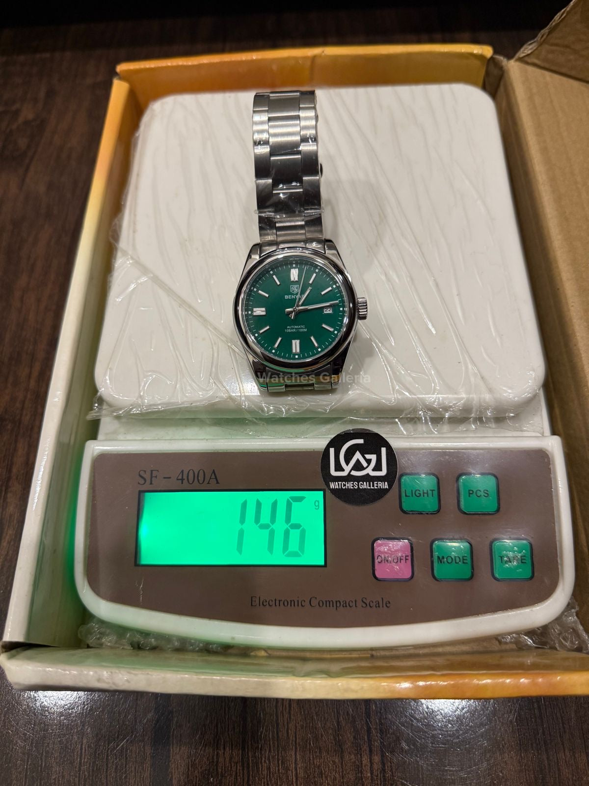 Benyar Oyster Perpetual Automatic (Green) BY5185 Watches Galleria
