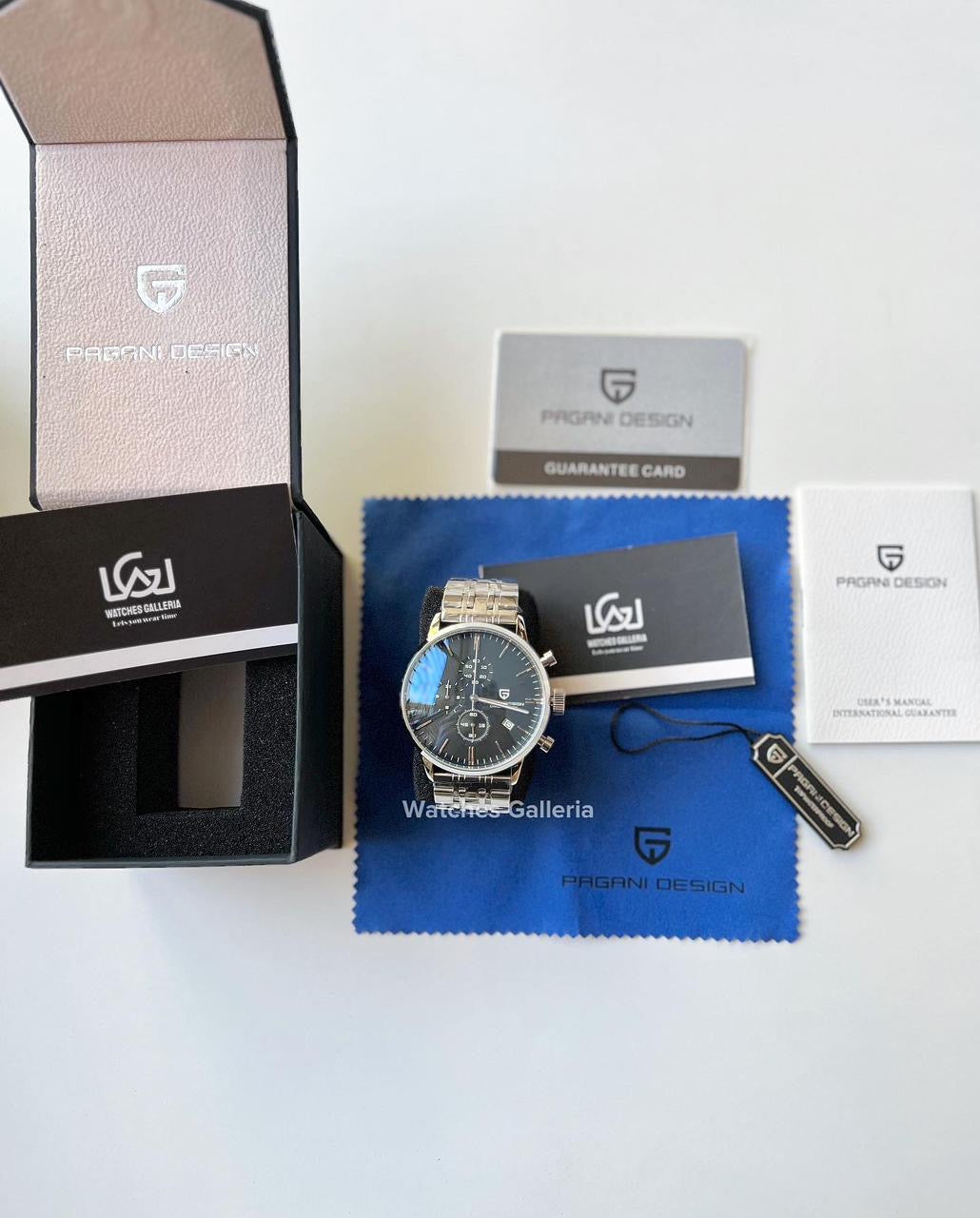 Pagani Design Flight Chronograph Quartz (Black) PD2720