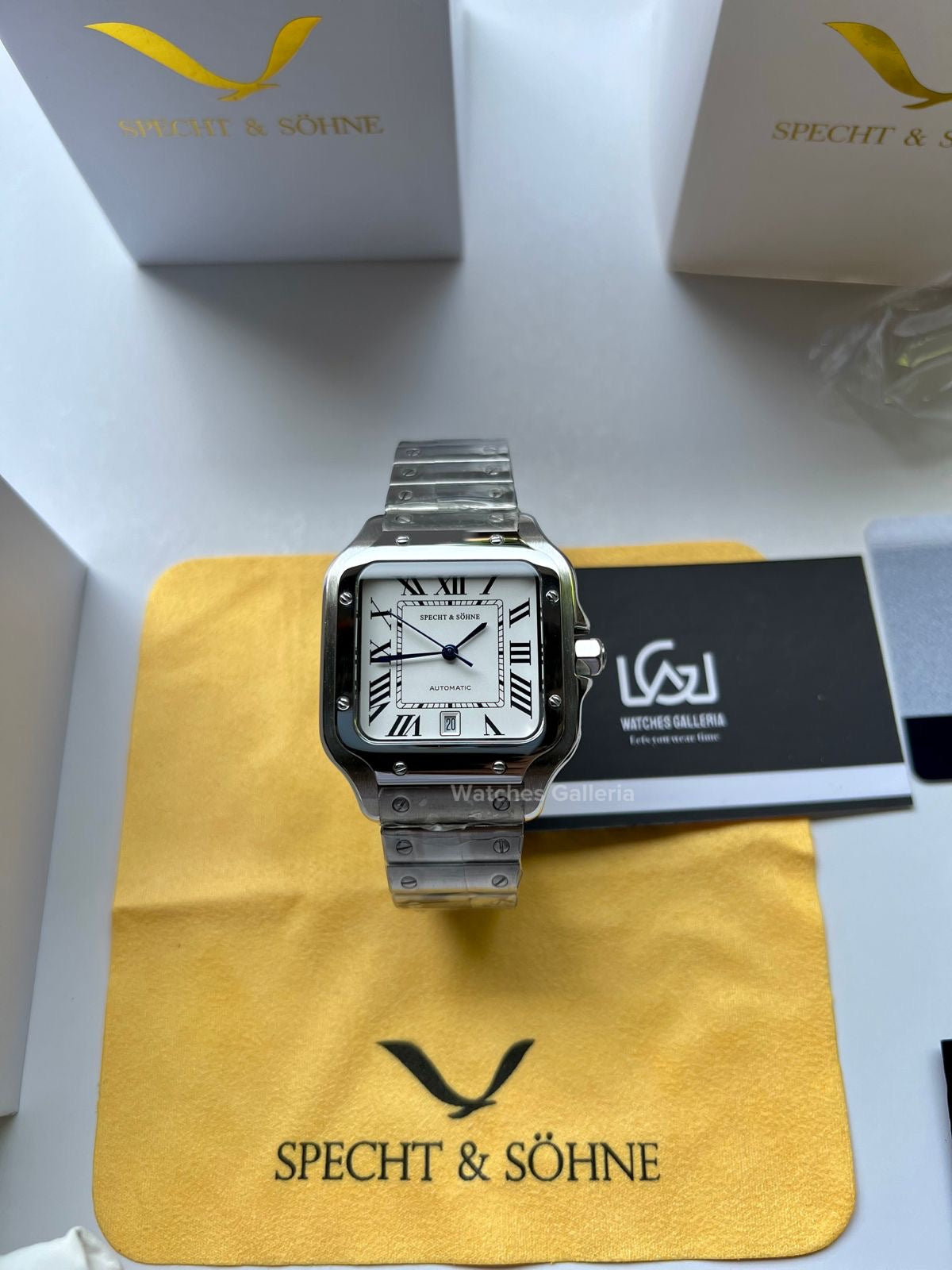 Specht & Sohne Santos Automatic (White) SP0011 Watches Galleria