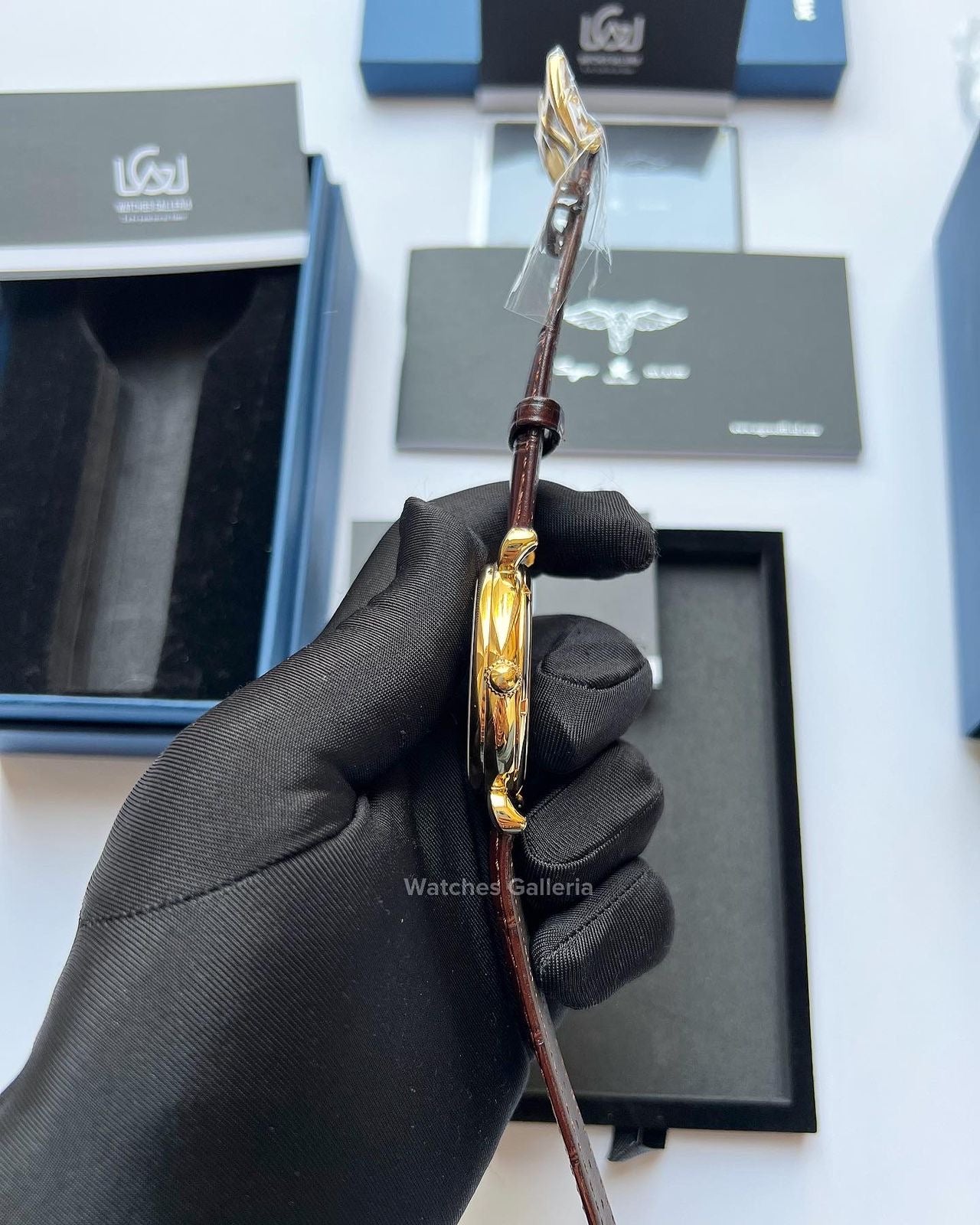Sugess Skeleton Slimmaster Manual Wind (Brown Gold) SU3600 (Discontinued)