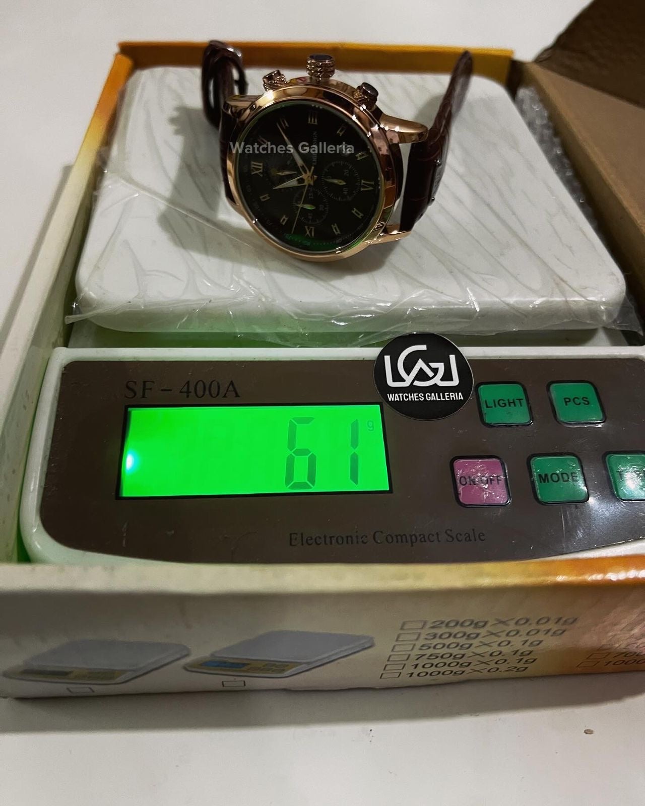 Lige Moonphase Watch (Rose Gold Black) LG8953 Watches Galleria