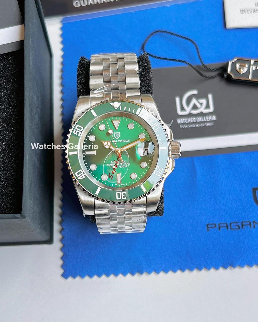 Pagani Design Submariner Hulk Automatic (Silver Green) PD1661
