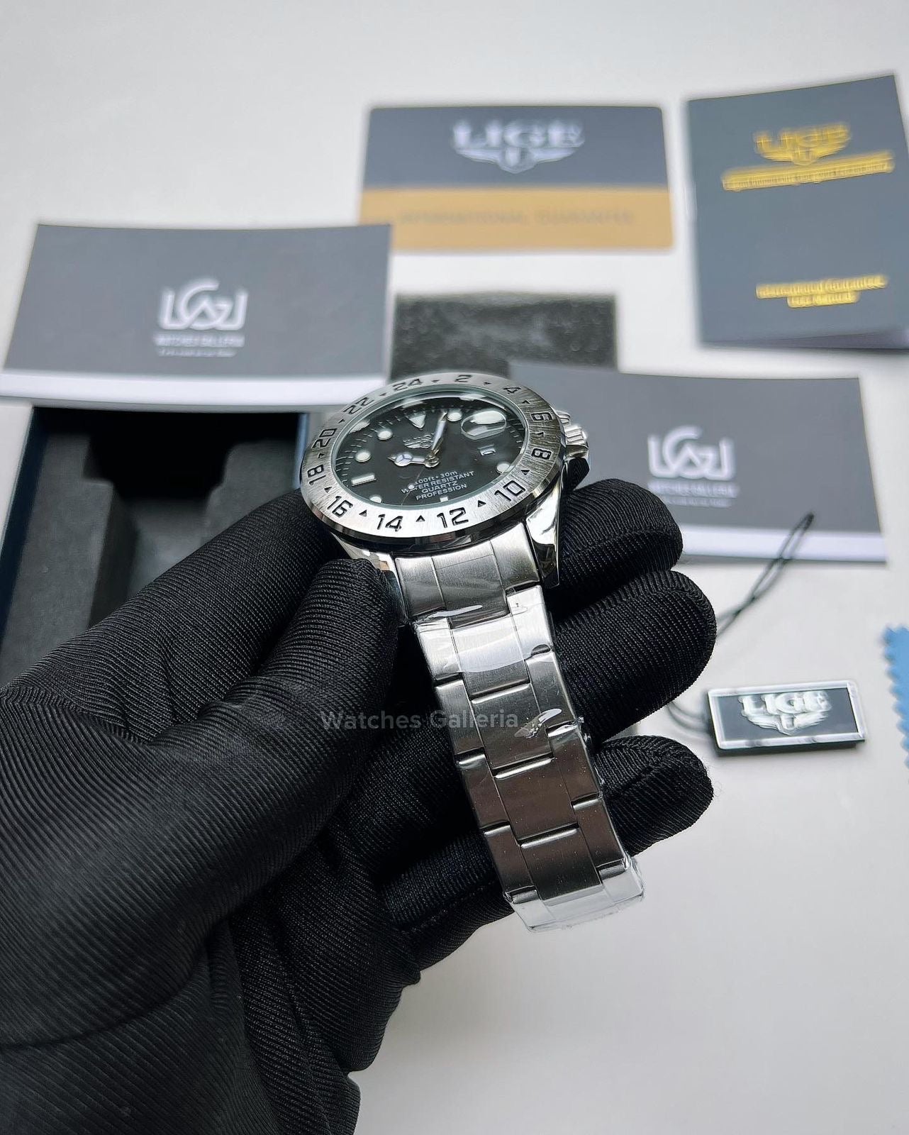 Lige Explorer II Quartz (Black) LG8946