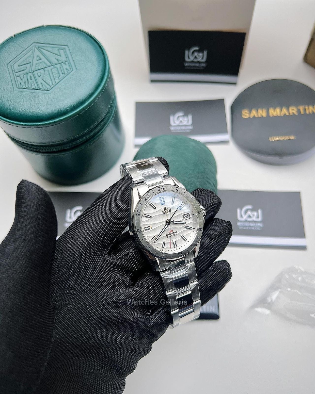 San Martin Desert White Automatic SN0129