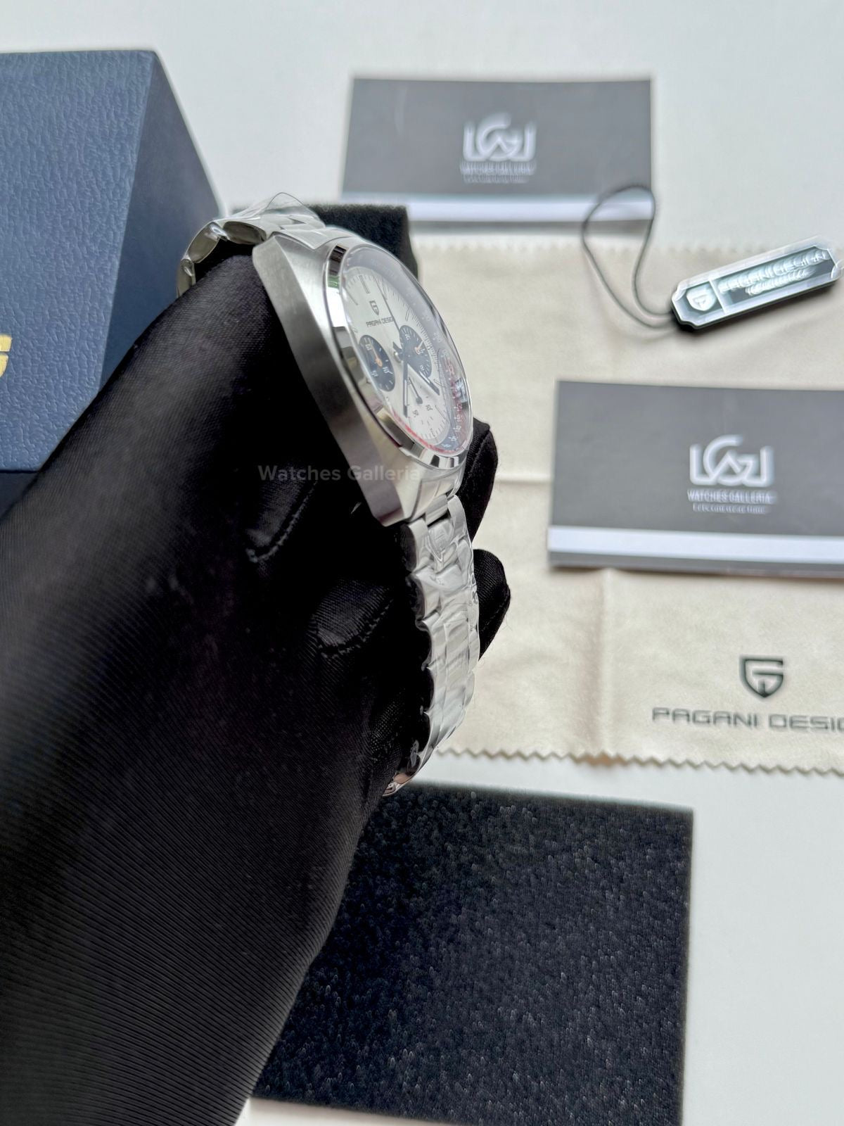 Pagani Design Vintage Chronograph Quartz (White) PD1782 Watches Galleria