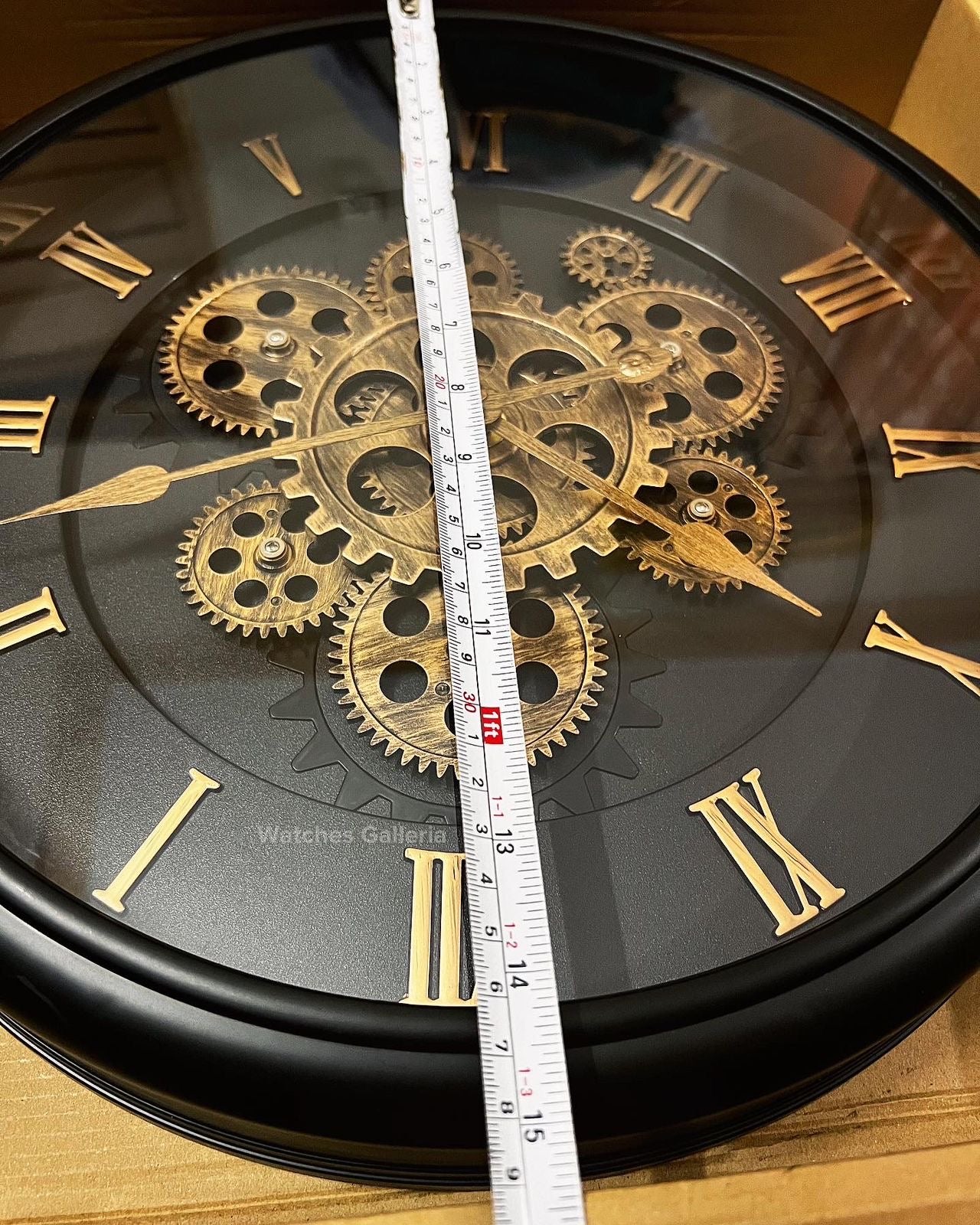 Wall Clock Engine Design (Brown)